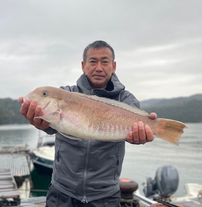 五島灘で豪快な磯釣り